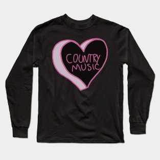 Country Music Lover Long Sleeve T-Shirt